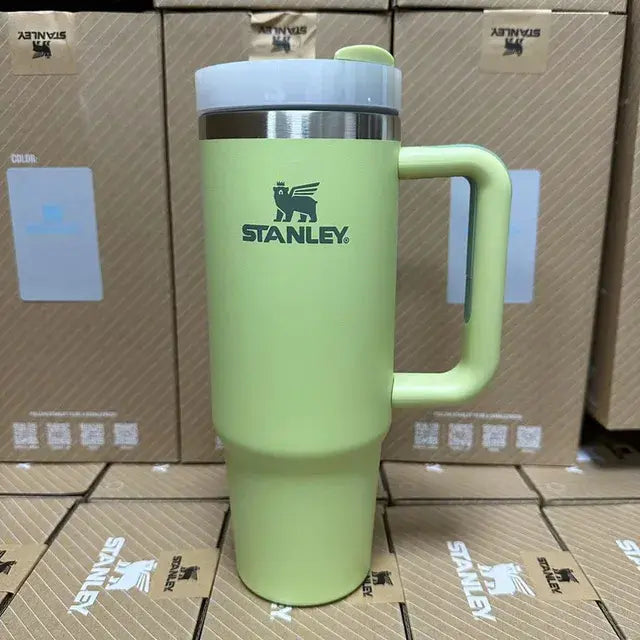 Stanley 30oz/40oz Insulated Tumbler With Lid and Straws Stainless Steel Coffee Tumbler with Handle Vacuum Leak Proof Coffee Cup